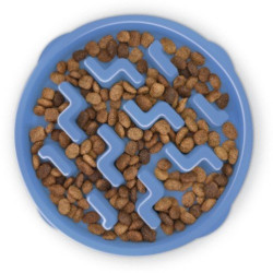 Outward Hound Fun Feeder Miska spowalniająca niebieska - All4Animals