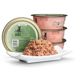 Catz Finefood Filety N.415 Kurczak/Kangur tacka 85g - All4Animals