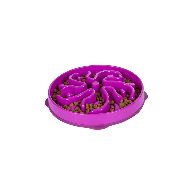 Outward Hound Fun Feeder Miska spowalniająca fioletowa - All4Animals