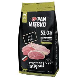 Pan Mięsko Karma sucha dla kota - indyk i gęś chrupki S 1,6kg - All4Animals