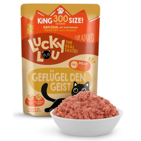 Lucky Lou Lifestage Adult Drób saszetka 300g - All4Animals