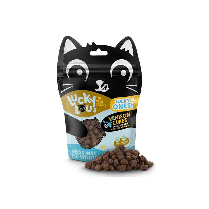 Lucky Lou Lucky Ones Cubes Kurczak & Jeleń 80g - All4Animals