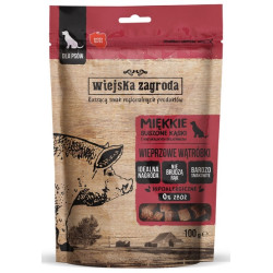 Wiejska Zagroda Przysmak Kąski - wieprzowe wątóbki 100g - All4Animals