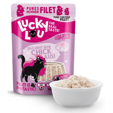 Lucky Lou Extrafood Kurczak w galaretce saszetka 70g - All4Animals