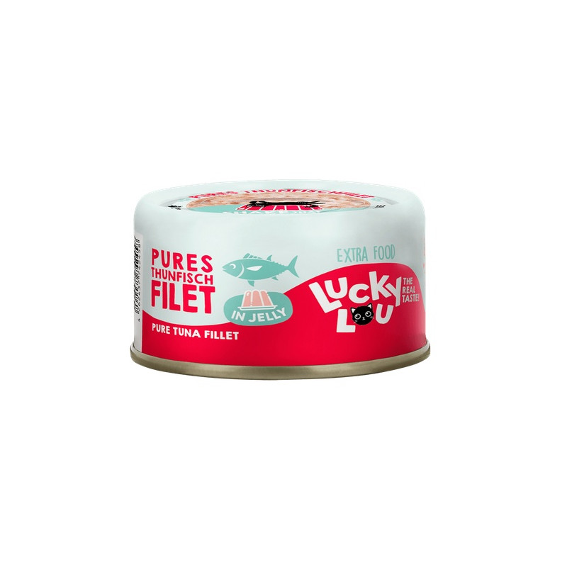 Lucky Lou Extrafood Tuńczyk w galaretce puszka 70g - All4Animals