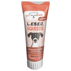 Yummeez Classic Squeezie Wątróbka pasta 75g - All4Animals