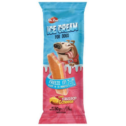 Dr.Zoo Ice Cream lody dla psów - sausage & cheese 50g - All4Animals