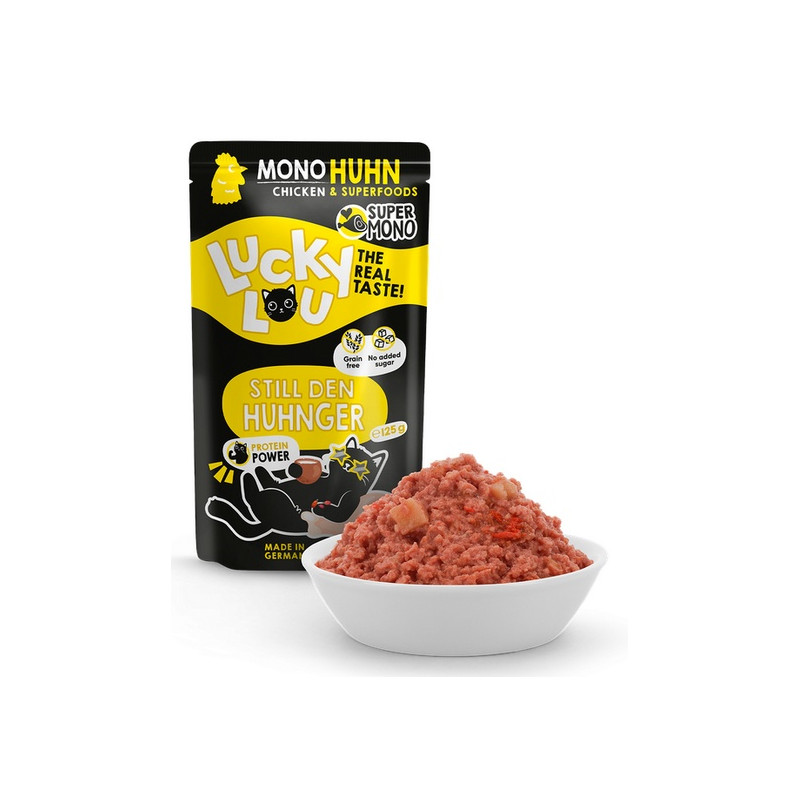 Lucky Lou SuperMono Kurczak saszetka 125g - All4Animals