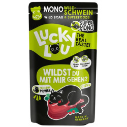 Lucky Lou SuperMono Dzik saszetka 125g - All4Animals