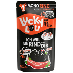 Lucky Lou SuperMono Wołowina saszetka 125g - All4Animals