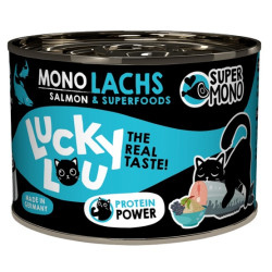 Lucky Lou SuperMono Łosoś puszka 190g - All4Animals