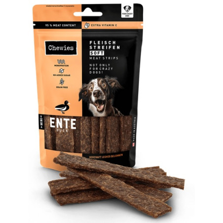 Chewies Meat Strips Soft Mini Kaczka 70g - All4Animals