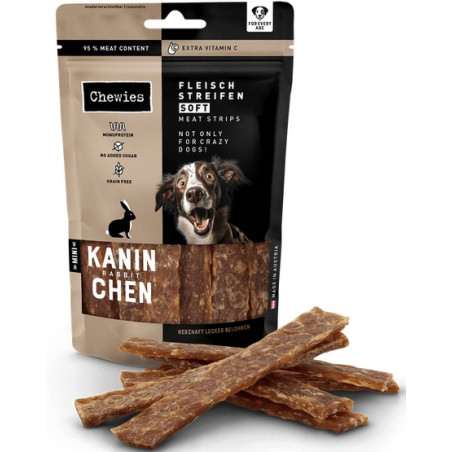 Chewies Meat Strips Soft Mini Królik 70g - All4Animals