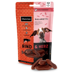 Chewies Beef Salametti wołowina z sercami 60g - All4Animals