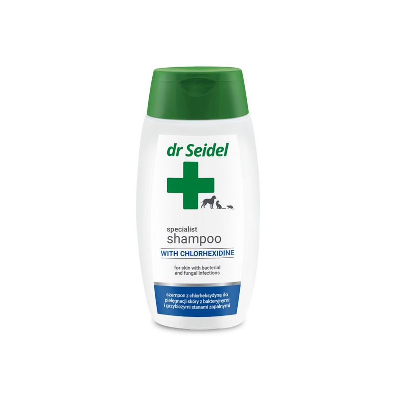 Dr Seidel Szampon z chlorheksydyną 220ml - All4Animals