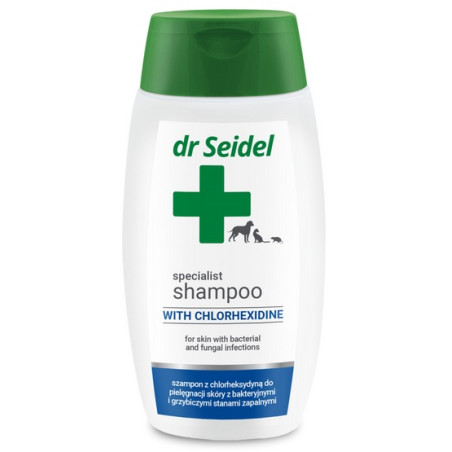 Dr Seidel Szampon z chlorheksydyną 220ml - All4Animals