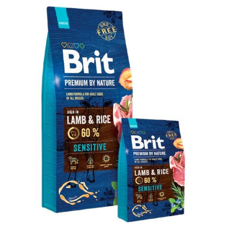 Brit Premium By Nature Sensitive Lamb 15kg - All4Animals