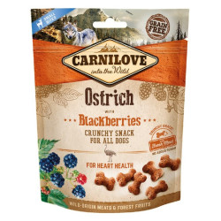 Carnilove Dog Snack Fresh Crunchy Ostrich+Blackberries 200g - All4Animals