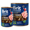 Brit Premium By Nature Chicken & Hearts puszka 400g - All4Animals