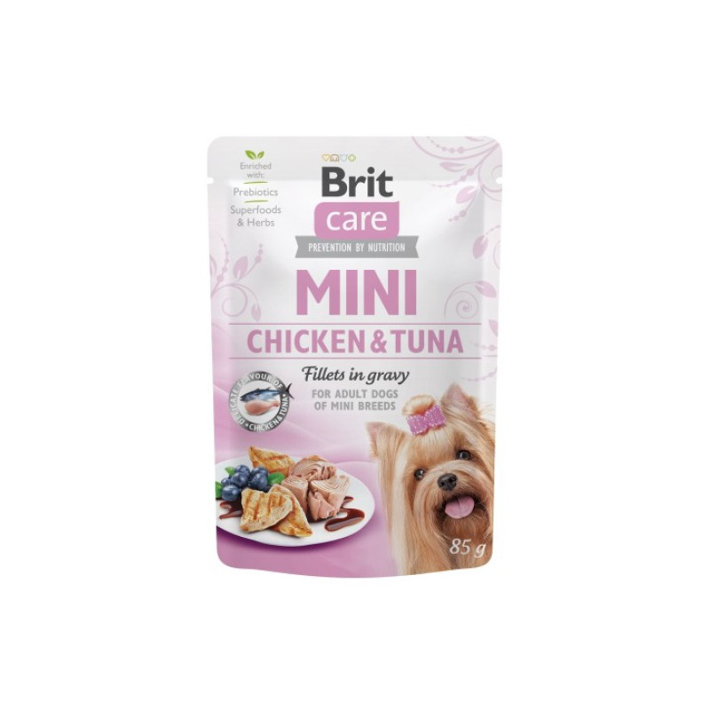 Brit Care Dog Mini Chicken & Tuna saszetka 85g - All4Animals