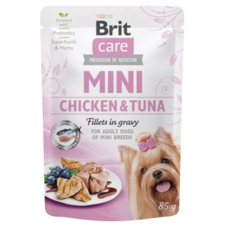 Brit Care Dog Mini Chicken & Tuna saszetka 85g - All4Animals