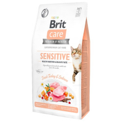 Brit Care Cat Grain Free Sensitive Healthy Digestion & Delicate Taste 7kg - All4Animals
