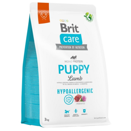Brit Care Hypoallergenic Puppy Lamb 3kg - All4Animals