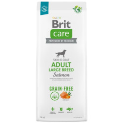 Brit Care Grain Free Adult Large Breed Salmon 12kg - All4Animals