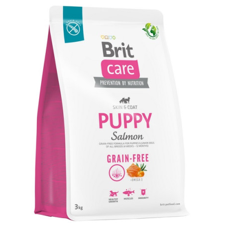 Brit Care Grain Free Puppy Salmon 3kg - All4Animals
