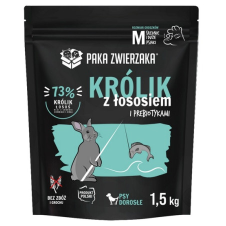 Paka Zwierzaka Seventh Heaven Królik z łososiem M 1,5kg - All4Animals