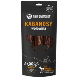 Paka Zwierzaka Kabanosy Wołowina 3szt 80g - All4Animals