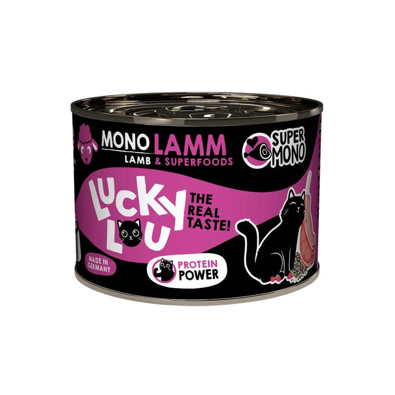 Lucky Lou SuperMono Jagnięcina puszka 200g - All4Animals