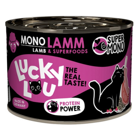 Lucky Lou SuperMono Jagnięcina puszka 200g - All4Animals