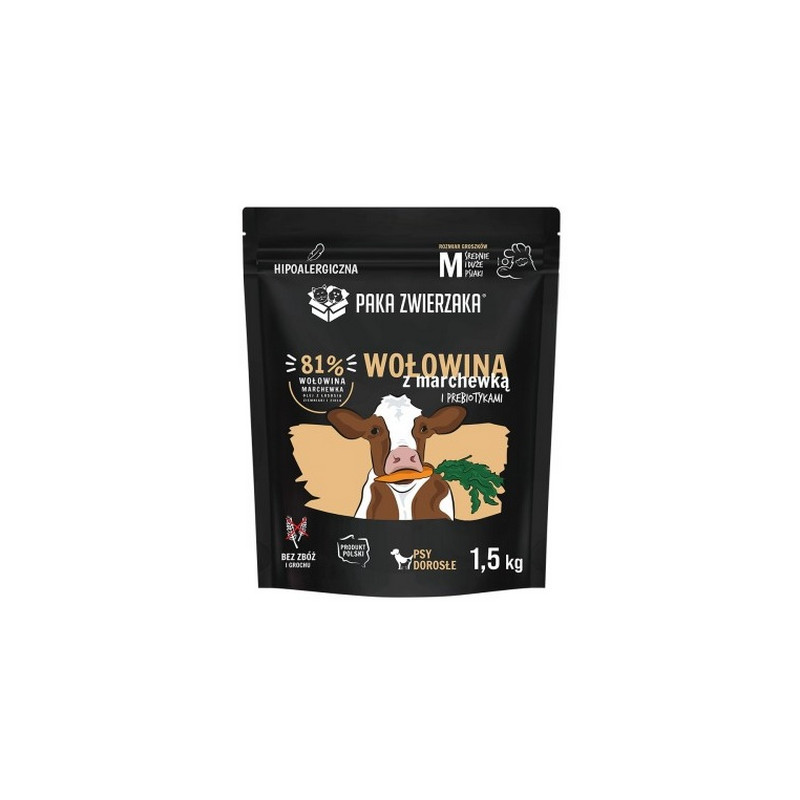 Paka Zwierzaka Seventh Heaven Wołowina z marchewką M 1,5kg - All4Animals