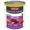 Animonda GranCarno Original Senior Rind Lamm Wołowina + Jagnięcina puszka 800g - All4Animals