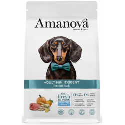 Amanova Dog Adult Mini Exigent Iberian Pork - wieprzowina 800g - All4Animals
