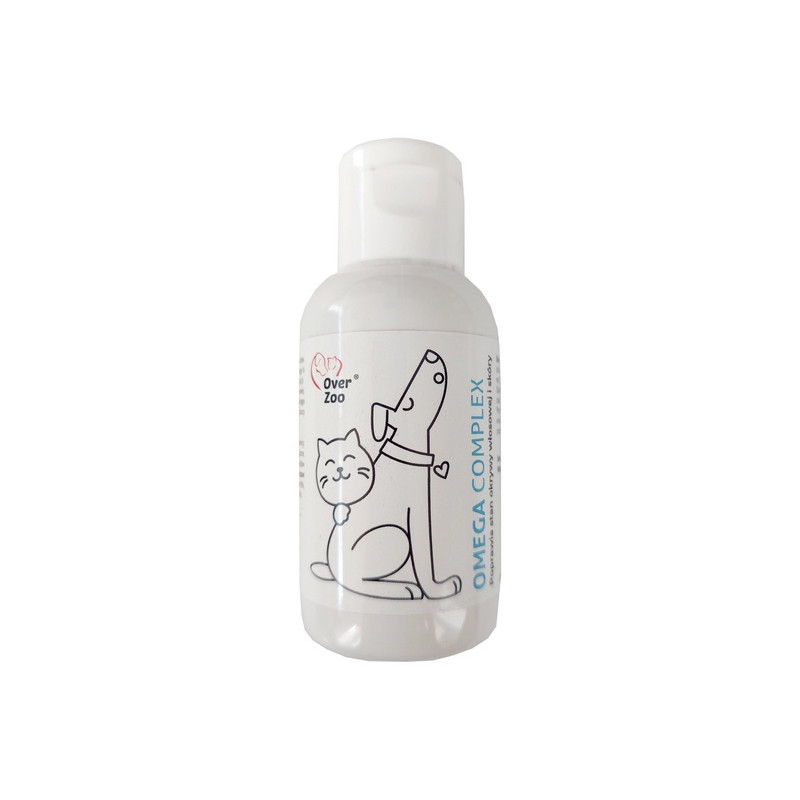 Over Zoo Omega Complex 50ml Suplement diety - poprawa sierści i skóry - All4Animals