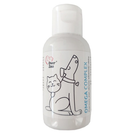 Over Zoo Omega Complex 50ml Suplement diety - poprawa sierści i skóry - All4Animals