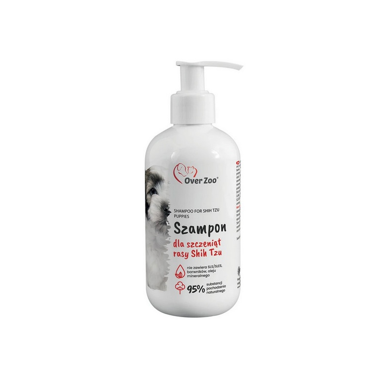 Over Zoo Szampon dla psów o czarnej i ciemnej sierści 250ml - All4Animals