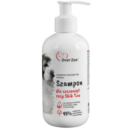Over Zoo Szampon dla psów o czarnej i ciemnej sierści 250ml - All4Animals