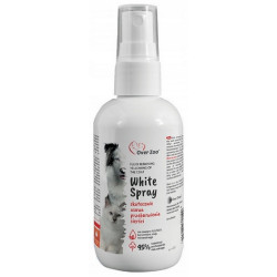 Over Zoo White Spray - płyn usuwający zażółcenia sierści  100ml - All4Animals