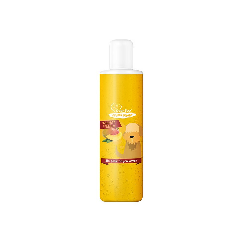 Over Zoo Frutti Power Szampon o zapachu mango - psy długowłose 200ml - All4Animals