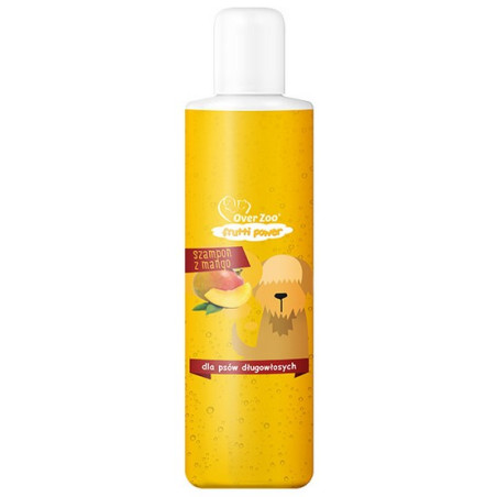 Over Zoo Frutti Power Szampon o zapachu mango - psy długowłose 200ml - All4Animals