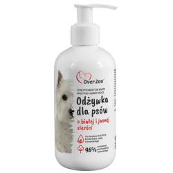 Over Zoo Odżywka dla białej i jasnej sierści 240ml - All4Animals