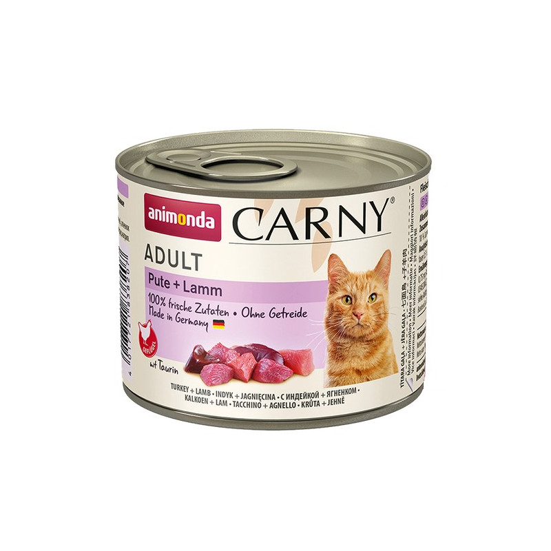 Animonda Carny Adult Indyk + Jagnięcina puszka 200g - All4Animals