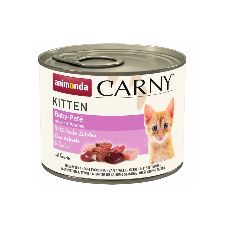 Animonda Carny Baby Pate puszka dla kociąt 200g - All4Animals