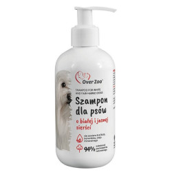 Over Zoo Szampon dla psów o białej i jasnej sierści 250ml - All4Animals