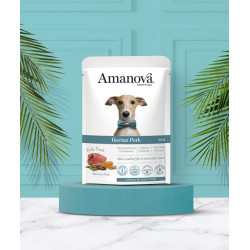 Amanova Dog Adult Iberian Pork - wieprzowina saszetka 300g - All4Animals