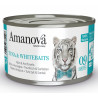 Amanova Cat Tuna & Whitebaits - tuńczyk i białoryby w bulionie puszka 70g - All4Animals