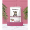 Amanova Cat Tasty Salmon & Turkey - łosoś i indyk saszetka 85g - All4Animals